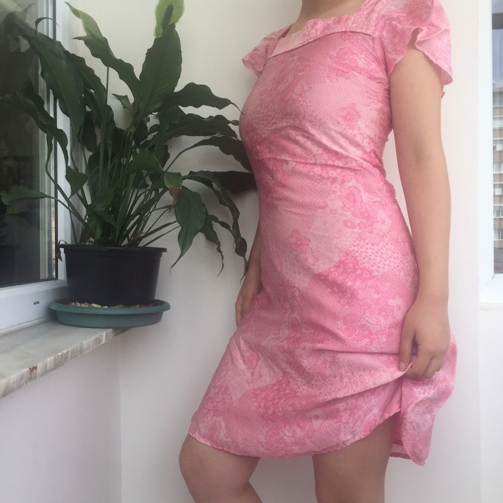 Baby pink cute dress